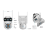 OXE Salamander 4G  PTZ Dual Lens IP Kamera